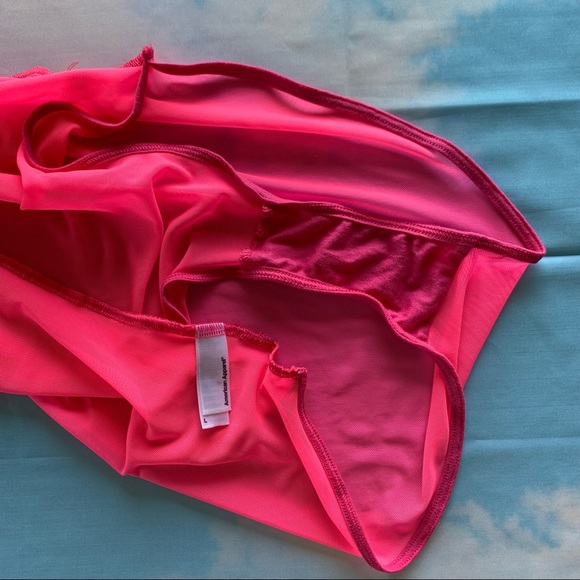American Apparel Hot pink Sheer Bodysuit CA - Picture 5 of 5